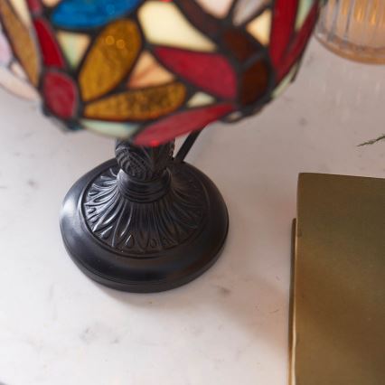 Endon 64246 - Stalinis šviestuvas Tiffany LORETTE 1xE14/40W/230V skersmuo 15 cm