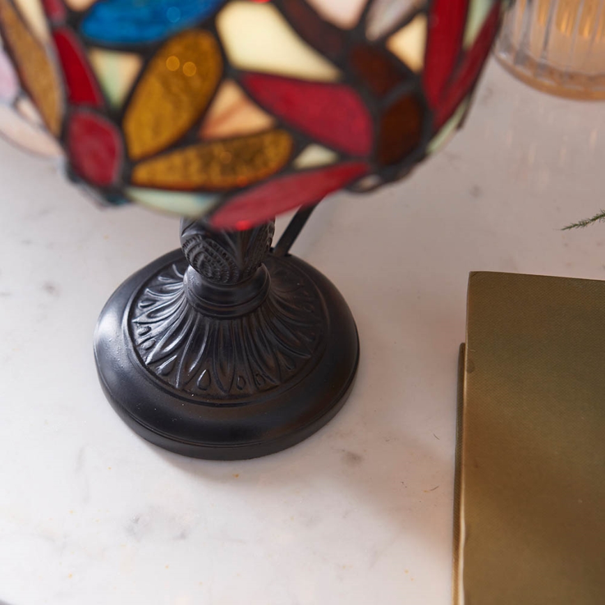 Endon 64246 - Stalinis šviestuvas Tiffany LORETTE 1xE14/40W/230V skersmuo 15 cm