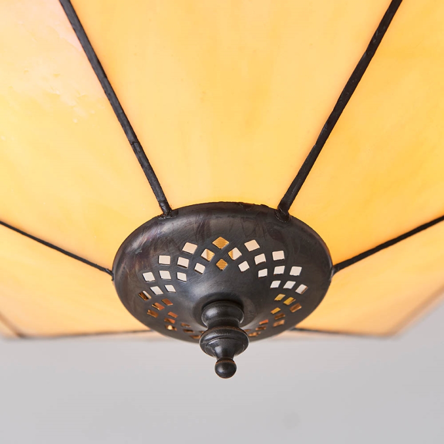 Endon 64284 - Lubinis šviestuvas Tiffany NEVADA 2xE27/60W/230V skersmuo 40 cm