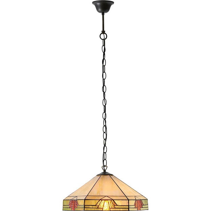 Endon 64285 - Sietynas, kabinamas ant grandinės NEVADA 1xE27/60W/230V diametras 35 cm