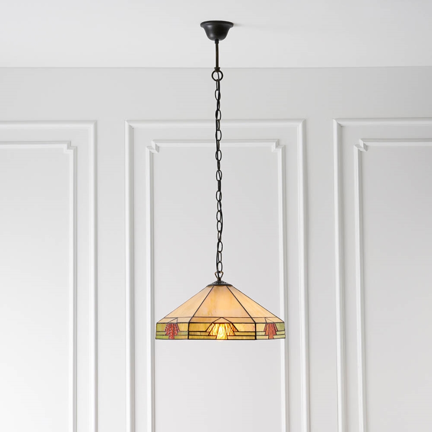 Endon 64285 - Sietynas, kabinamas ant grandinės NEVADA 1xE27/60W/230V diametras 35 cm