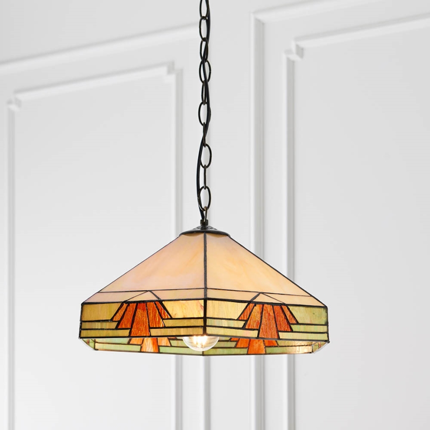 Endon 64285 - Sietynas, kabinamas ant grandinės NEVADA 1xE27/60W/230V diametras 35 cm