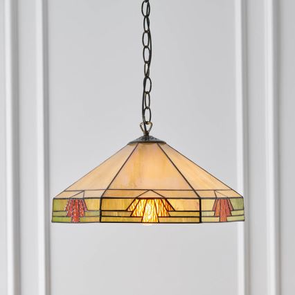 Endon 64285 - Sietynas, kabinamas ant grandinės NEVADA 1xE27/60W/230V diametras 35 cm