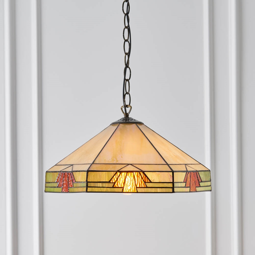 Endon 64285 - Sietynas, kabinamas ant grandinės NEVADA 1xE27/60W/230V diametras 35 cm