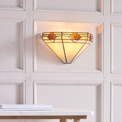 Endon 64288 - Sieninis šviestuvas Tiffany NEVADA 1xE14/40W/230V