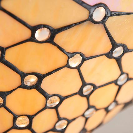 Endon 64300 - Ant lubų montuojama Tiffany PEARL liustra 3xE27/60W/230V skersmuo 37 cm