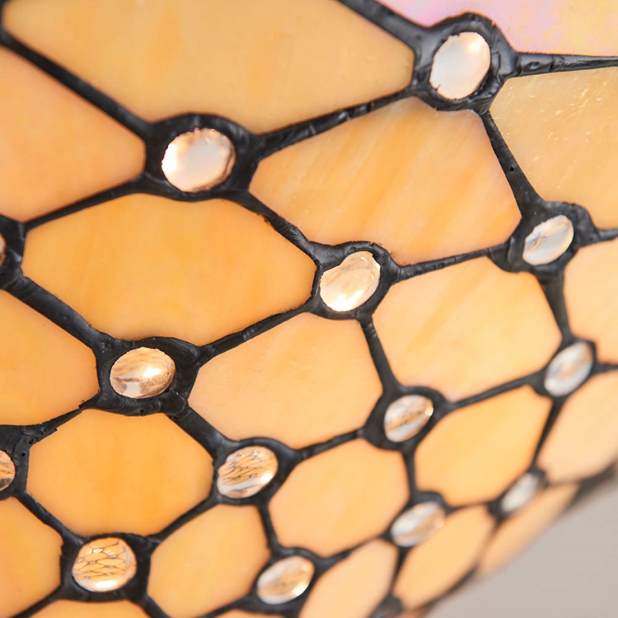 Endon 64300 - Ant lubų montuojama Tiffany PEARL liustra 3xE27/60W/230V skersmuo 37 cm