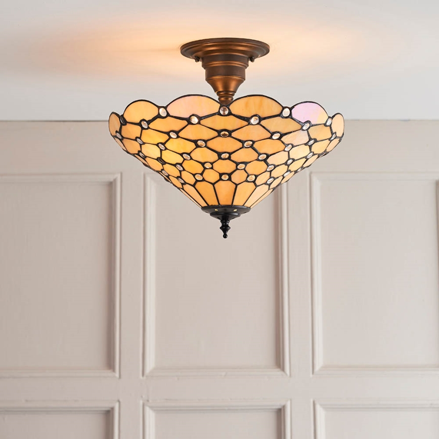 Endon 64300 - Tvirtinamas sietynas PEARL 3xE27/60W/230V diametras 37 cm