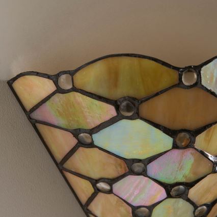 Endon 64302 - Sieninis šviestuvas Tiffany PEARL 1xE14/40W/230V