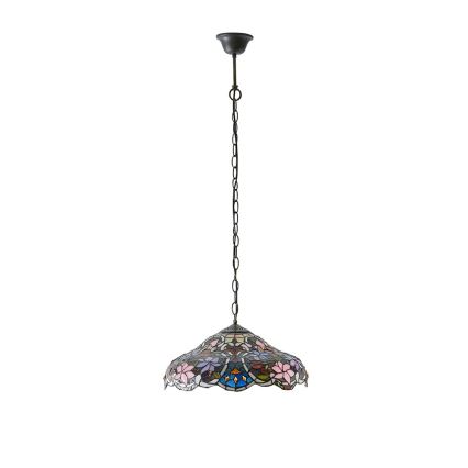 Endon 64325 - Liustra ant grandinės SULLIVAN 1xE27/60W/230V, skersmuo 40 cm