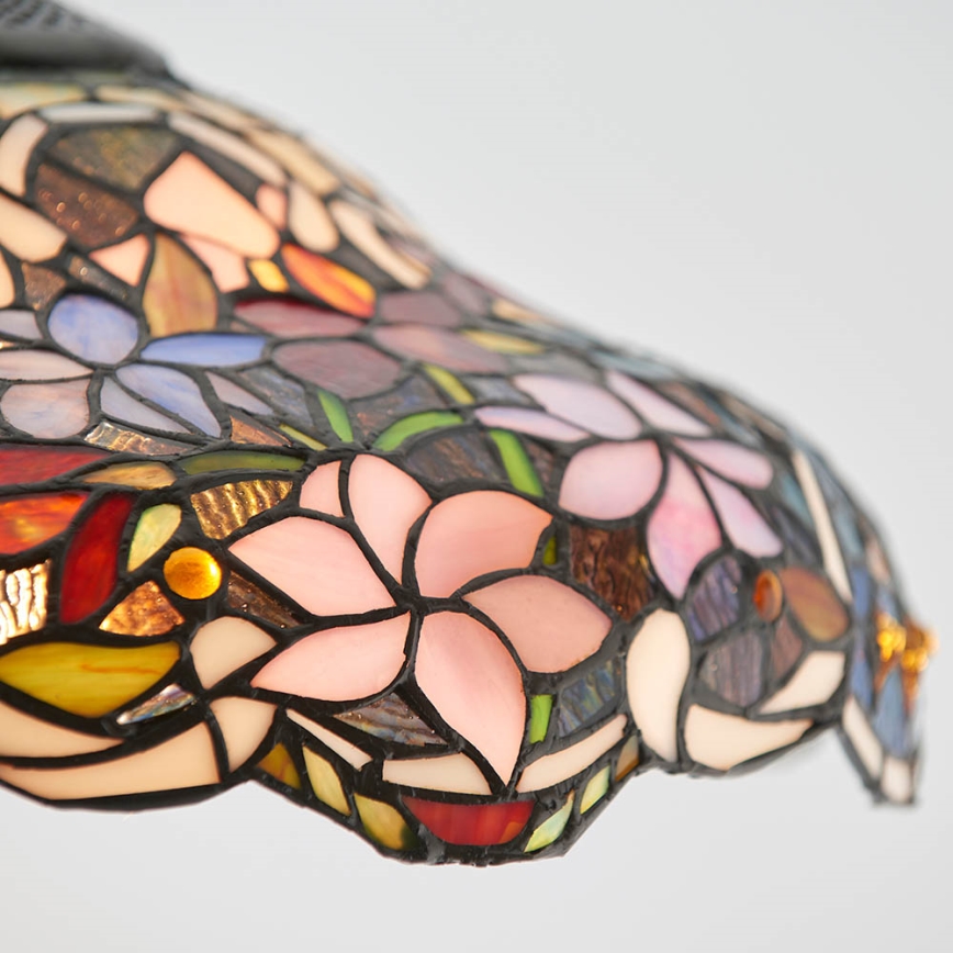 Endon 64325 - Liustra ant grandinės Tiffany SULLIVAN 1xE27/60W/230V skersmuo 40 cm