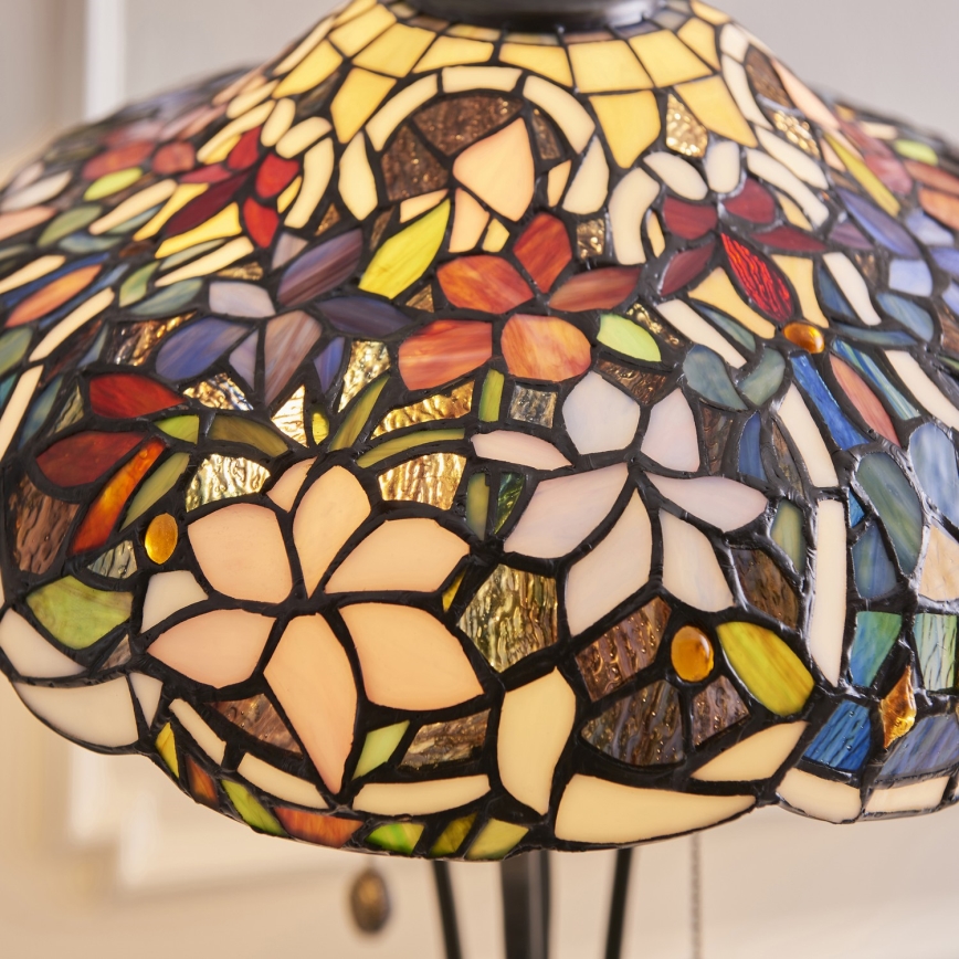 Endon 64326 - Stalinis šviestuvas Tiffany SULLIVAN 2xE27/60W/230V, skersmuo 40 cm