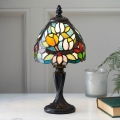 Endon 64331 - Stalinė lempa Tiffany SYLVETTE 1xE14/40W/230V Ø 15 cm