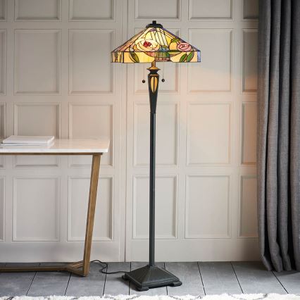 Endon 64383 - Grindinis šviestuvas WILLIOW 2xE27/60W/230V, skersmuo 42,5 cm