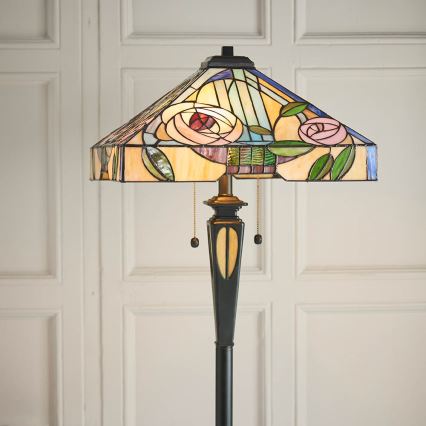 Endon 64383 - Grindinis šviestuvas WILLIOW 2xE27/60W/230V, skersmuo 42,5 cm