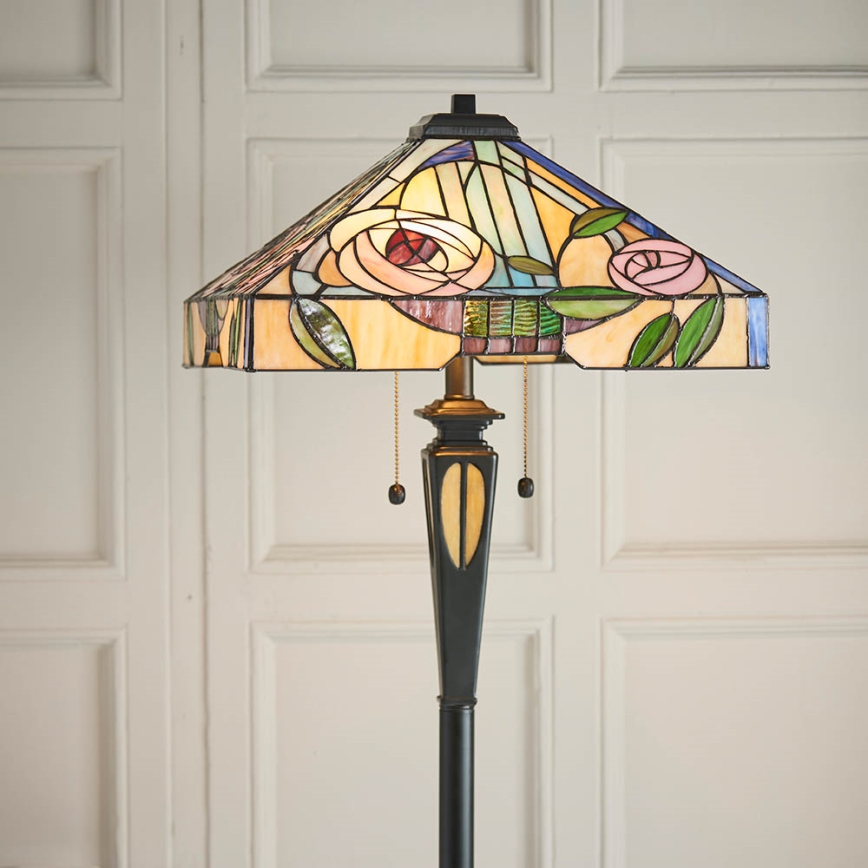 Endon 64383 - Grindinis šviestuvas WILLIOW 2xE27/60W/230V, skersmuo 42,5 cm