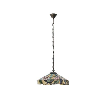 Endon 64385 - Pakabinama liustra su grandine Tiffany WILLOW, 1xE27/60W/230V, skersmuo 35 cm