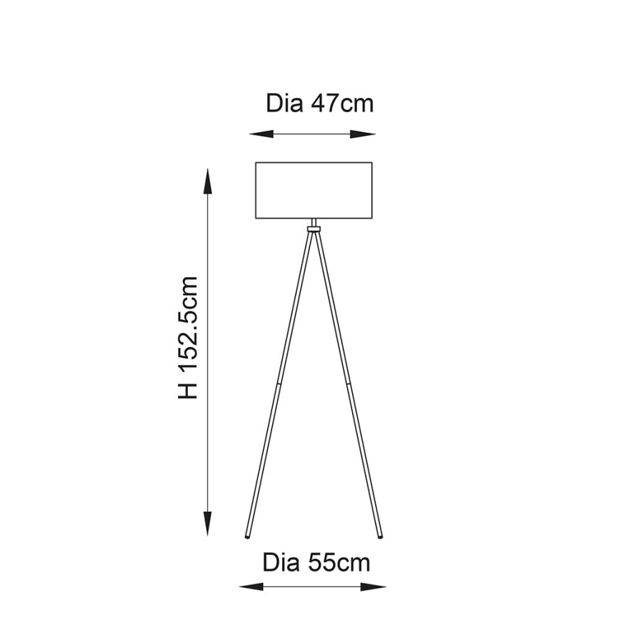 Endon 66987 - Grindinė lempa TRI 1xE27/60W/230V smėlio spalvos