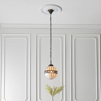Endon 67044 - Sietynas, kabinamas ant grandinės FARGO 1xE14/40W/230V diametras 25,5 cm