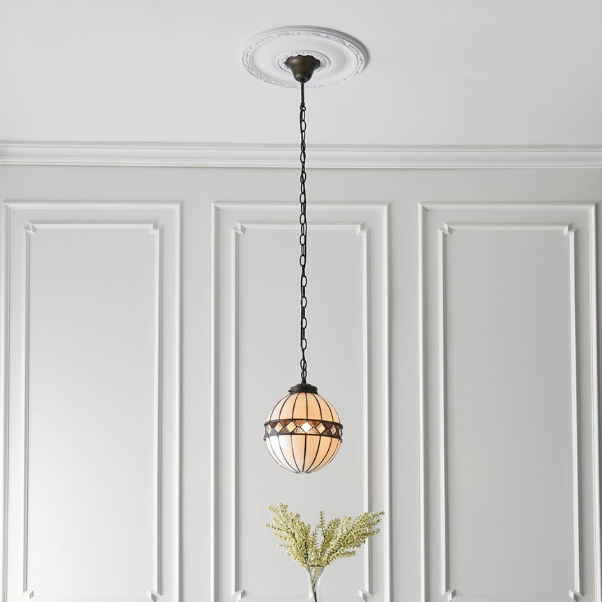 Endon 67044 - Sietynas, kabinamas ant grandinės FARGO 1xE14/40W/230V diametras 25,5 cm
