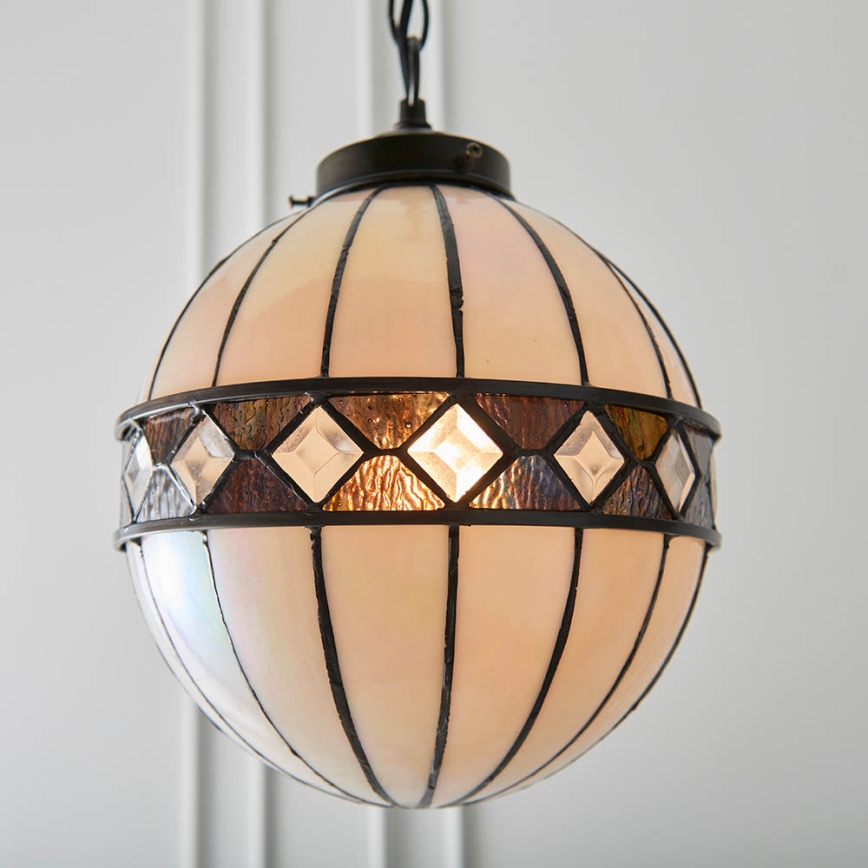Endon 67044 - Sietynas, kabinamas ant grandinės FARGO 1xE14/40W/230V diametras 25,5 cm