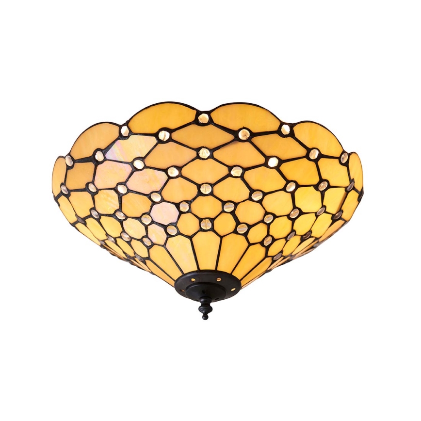 Endon 70242 - Lubinis šviestuvas PEARL 2xE27/60W/230V diametras 37 cm