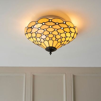 Endon 70242 - Lubinis šviestuvas PEARL 2xE27/60W/230V diametras 37 cm