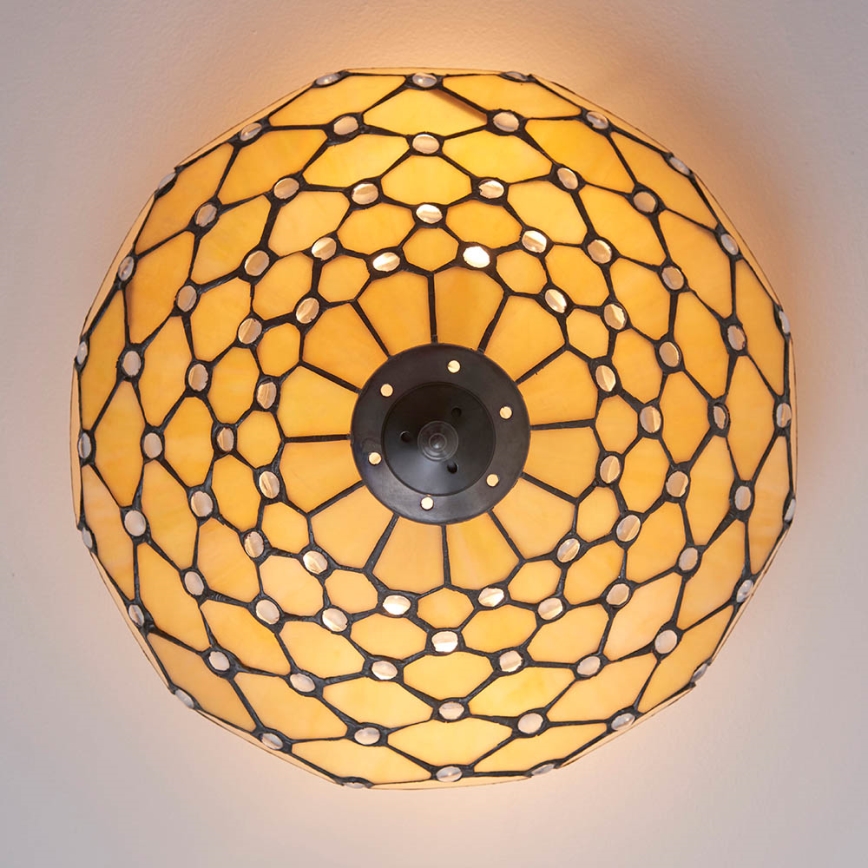 Endon 70242 - Lubinis šviestuvas PEARL 2xE27/60W/230V diametras 37 cm