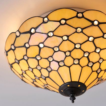 Endon 70242 - Lubinis šviestuvas PEARL 2xE27/60W/230V diametras 37 cm