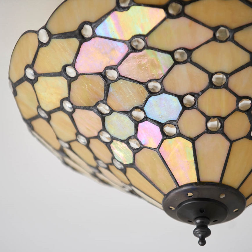 Endon 70242 - Lubinis šviestuvas PEARL 2xE27/60W/230V diametras 37 cm
