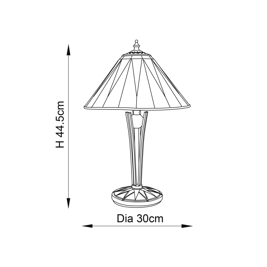 Endon 70367 - Stalinis šviestuvas DARK STAR 1xE14/40W/230V diametras 30 cm