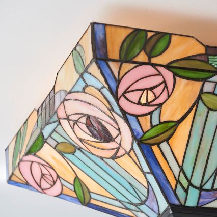Endon 70698 - Lubinis šviestuvas Tiffany WILLOW 2xE27/60W/230V