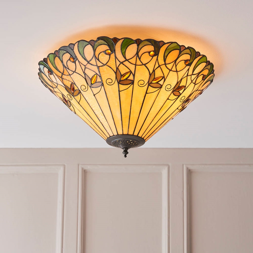 Endon 70706 - Lubinis šviestuvas JAMELIA 2xE27/60W/230V diametras 50 cm