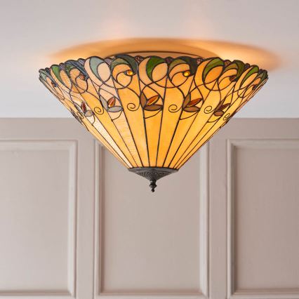 Endon 70706 - Lubinis šviestuvas JAMELIA 2xE27/60W/230V diametras 50 cm