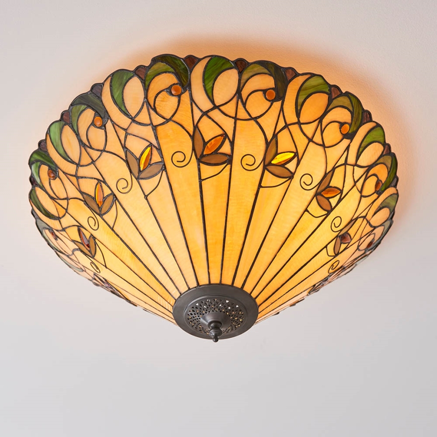 Endon 70706 - Lubinis šviestuvas JAMELIA 2xE27/60W/230V diametras 50 cm