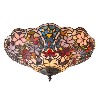 Endon 70709 - Lubinis šviestuvas Tiffany SULLIVAN 2 x E27, maks. 60 W, 230 V, skersmuo 40 cm
