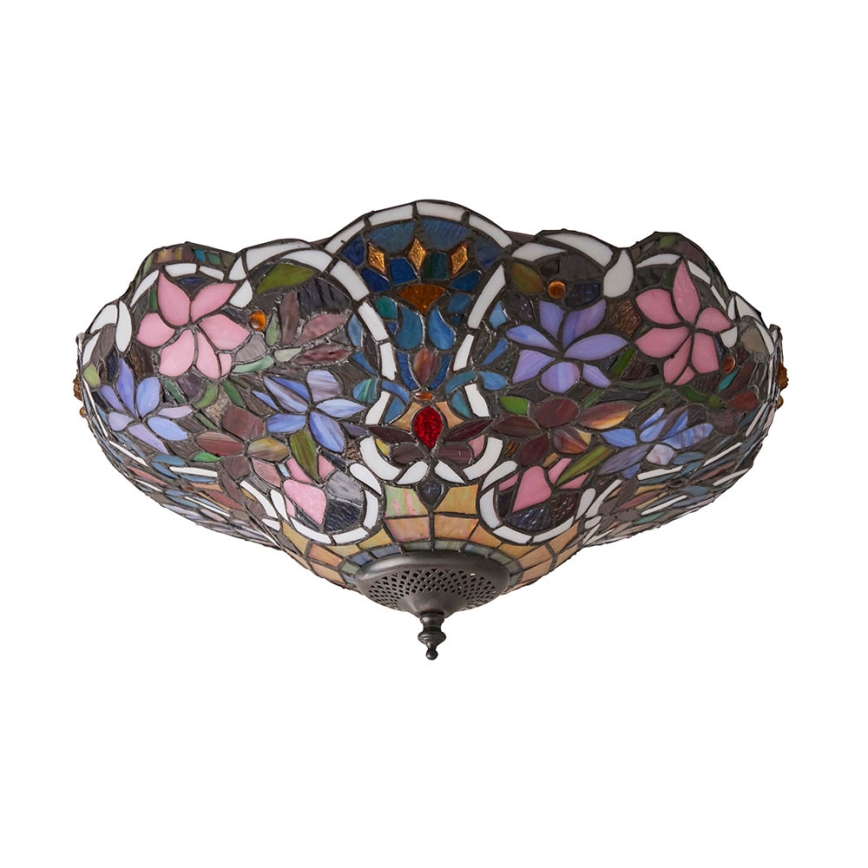 Endon 70709 - Lubinis šviestuvas Tiffany SULLIVAN 2 x E27, maks. 60 W, 230 V, skersmuo 40 cm