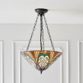 Endon 70750 - Pakabinamas šviestuvas ant grandinės Tiffany HECTOR 3xE27/60W/230V Ø 40 cm