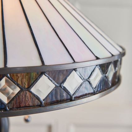 Endon 70936 - Tiffany grindinė lempa FARGO 2xE27/60W/230V skersmuo 50 cm