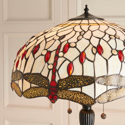 Endon 70940 - Grindinė lempa DRAGONFLY 2xE27/60W/230V, skersmuo 50 cm