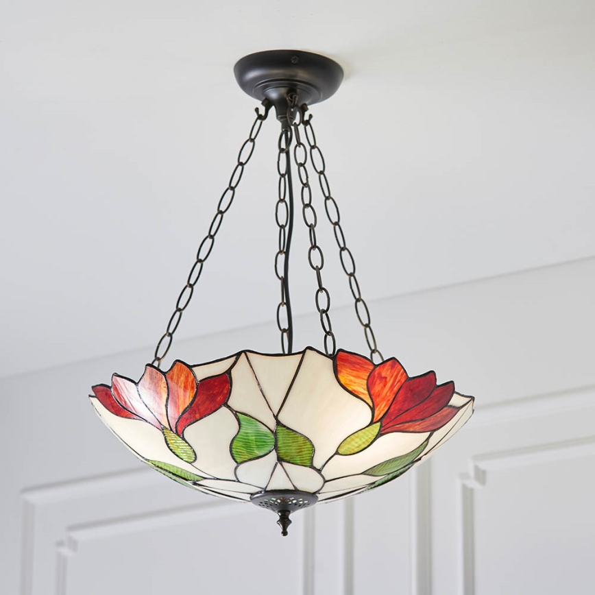 Endon 70946 - Sietynas, kabinamas ant grandinės BOTANICA 3xE27/60W/230V diametras 45 cm