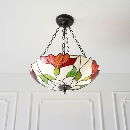 Endon 70946 - Sietynas, kabinamas ant grandinės BOTANICA 3xE27/60W/230V diametras 45 cm