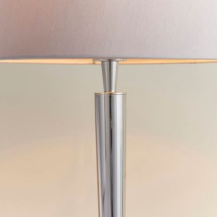 Endon 72175 - Stalo lempa su USB jungtimi SYON 1xE14/40W/230V blizgus chromas/kreminė
