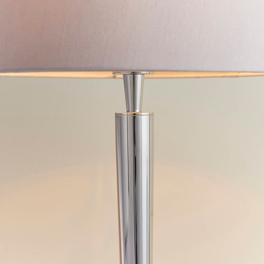 Endon 72175 - Stalo lempa su USB jungtimi SYON 1xE14/40W/230V blizgus chromas/kreminė