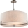 Endon 72635 - Sietynas ant stulpo HAYFIELD 3xE27/40W/230V matinis chromas/pilka