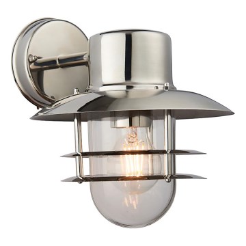 Endon 74703 - Lauko sieninis šviestuvas JENSON 1xE27/40W/230V IP44 blizgus chromas