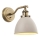 Endon 76330 - Sieninis akcentinis šviestuvas FRANKLIN 1xE14/40W/230V žalvaris/taupe