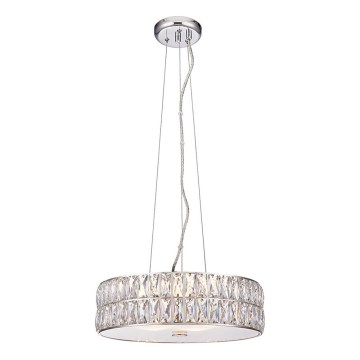 Endon 76513 - VERINA pakabinamas LED šviestuvas ant laido 5xLED/5W/230V blizgus chromas