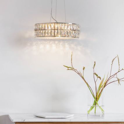 Endon 76513 - VERINA pakabinamas LED šviestuvas ant laido 5xLED/5W/230V blizgus chromas