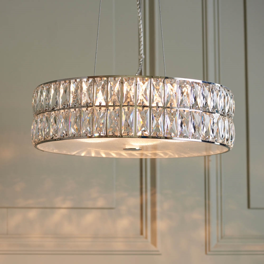 Endon 76513 - VERINA pakabinamas LED šviestuvas ant laido 5xLED/5W/230V blizgus chromas